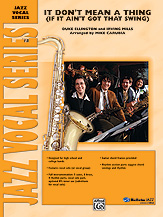 It Don't Mean a Thing (If It Ain't Got That Swing) Jazz Ensemble Scores & Parts sheet music cover Thumbnail